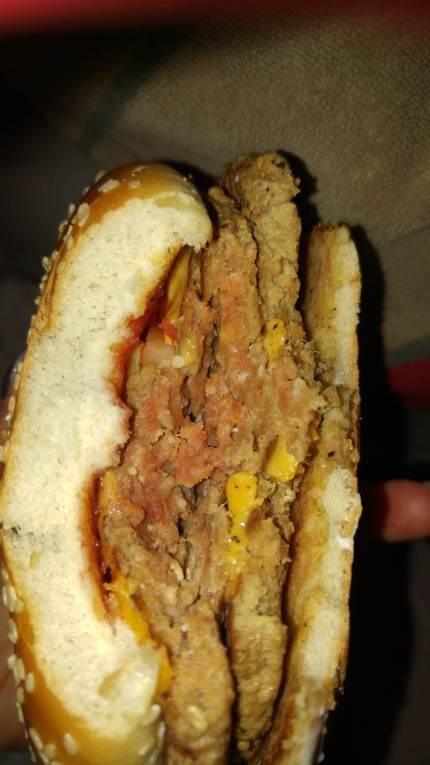 A Mc Raw Burger