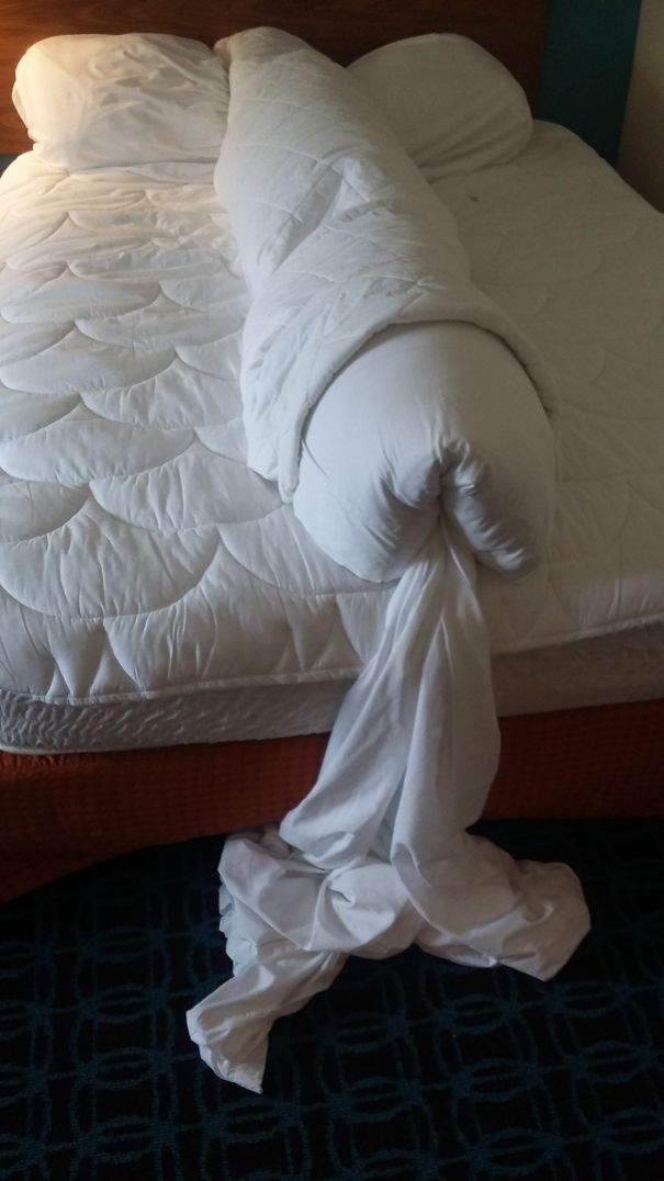 Not A Hotel Fail Or Anything, But I'm A Housekeeper And I Once Walked Into This.
