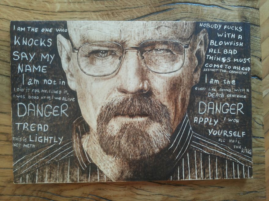 Woodburning, Pyrography Portraits