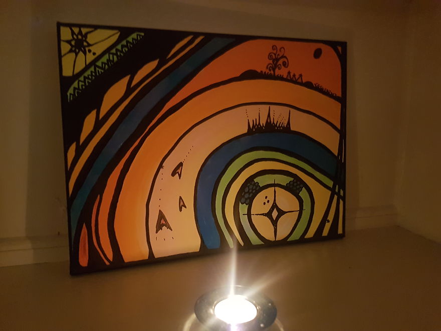 Art Made With A Focus On Vivid Dream Colours.