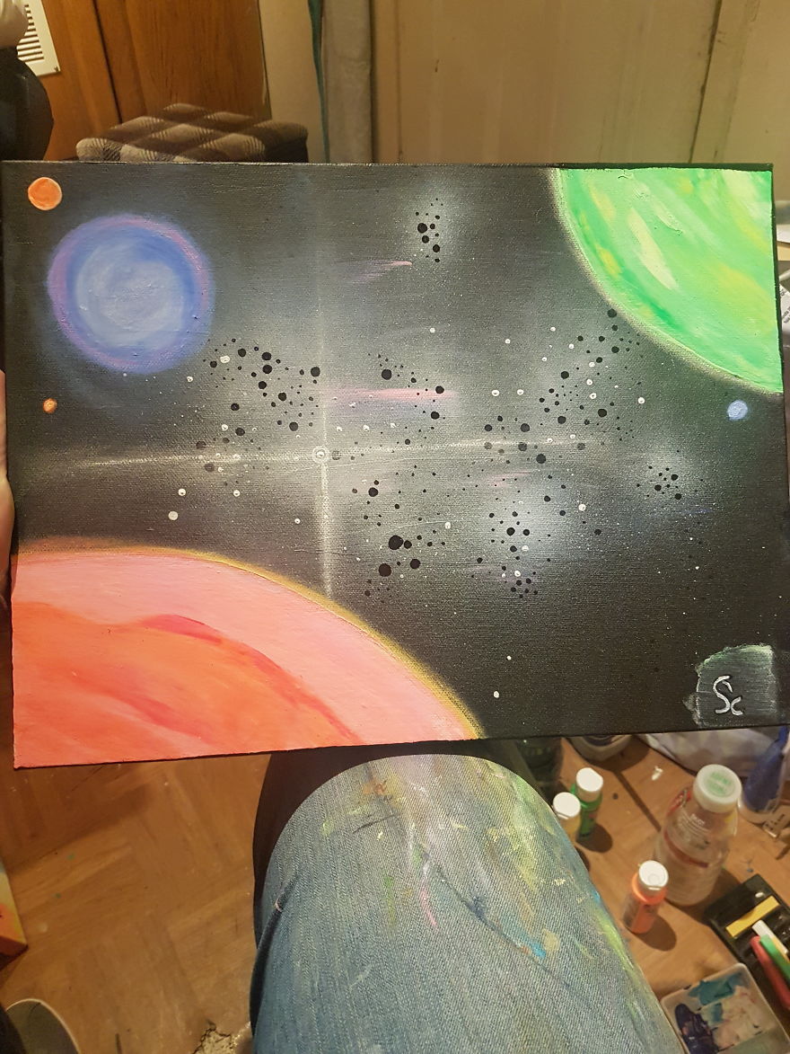 Art Made With A Focus On Vivid Dream Colours.