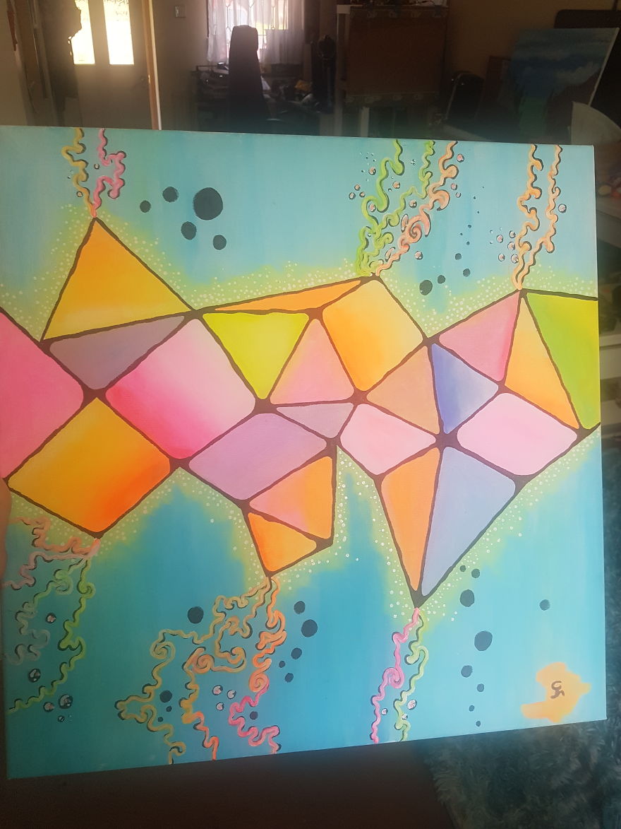 Art Made With A Focus On Vivid Dream Colours.