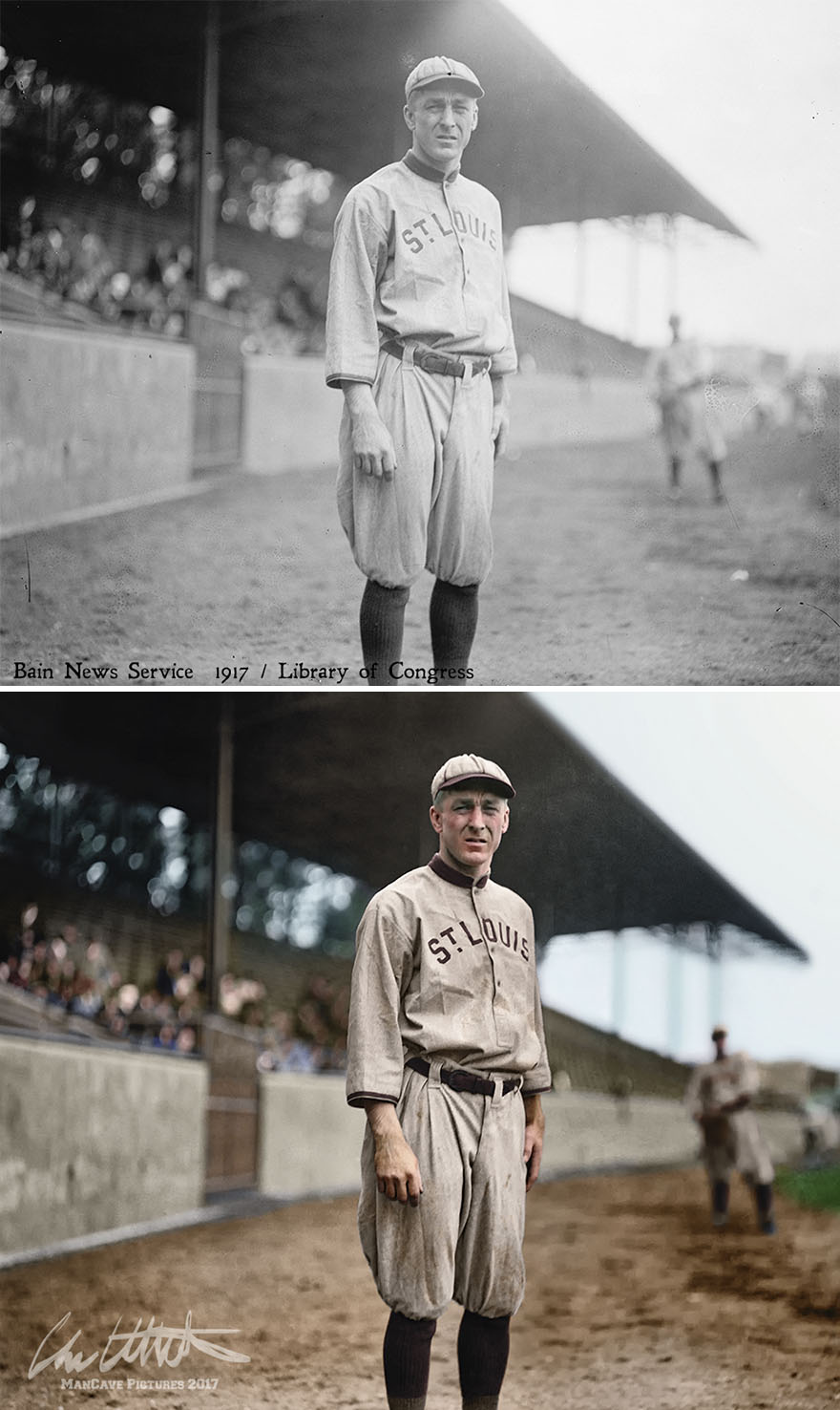 Branch Rickey. St. Louis Browns, 1914. Rickey Was No Great Player, But He Lives In Baseball History For His Work In Breaking The Segregation Of The Major Leagues, When He Signed Jackie Robinson To The Dodgers In 1947