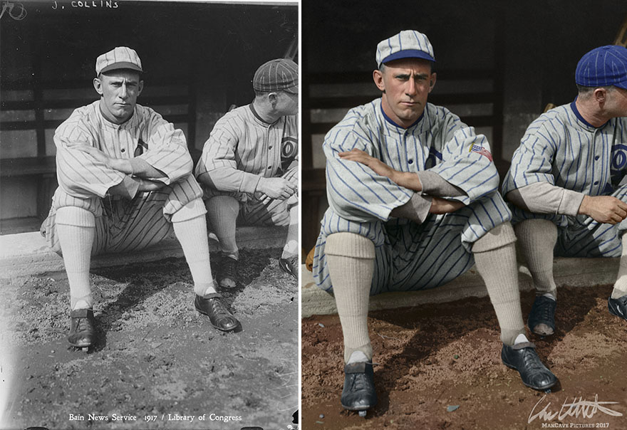John "Shano" Collins. Chicago White Sox, 1917
