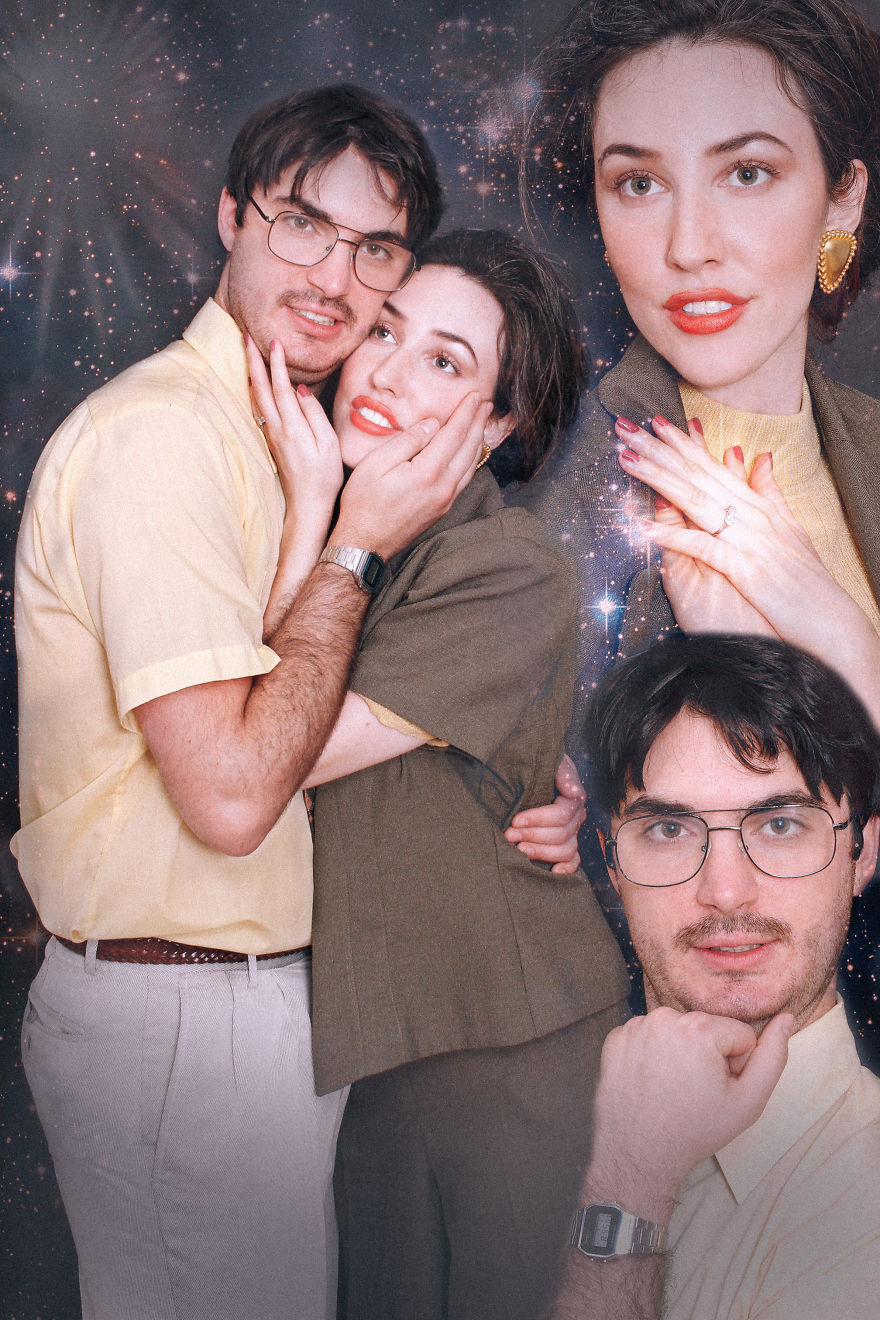 We Got Engaged And Took Some 80s Photos
