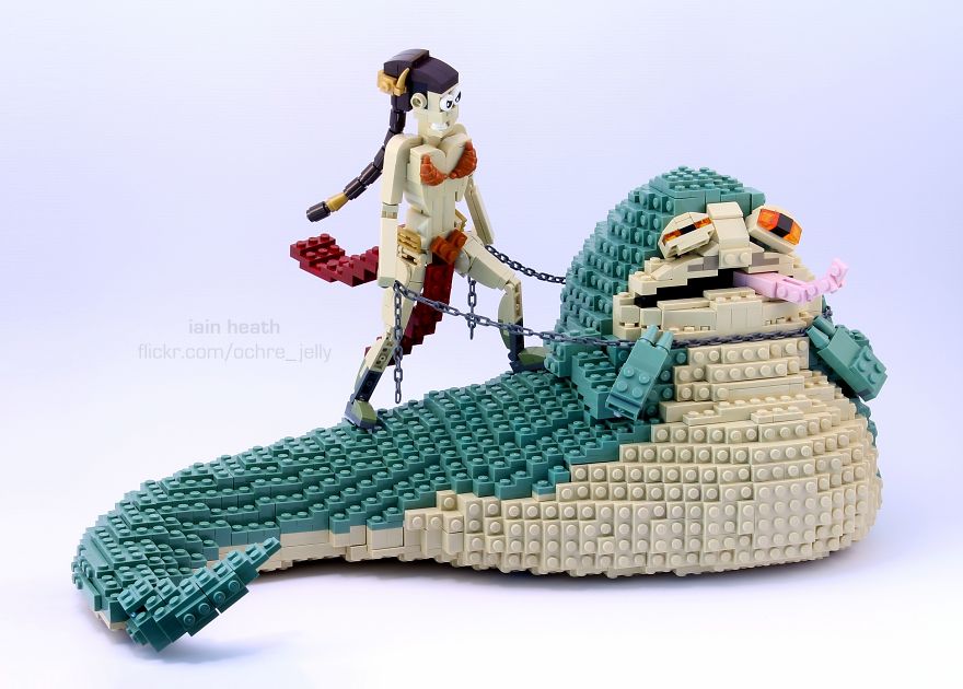 Leia The Huttslayer Reimagined In Lego