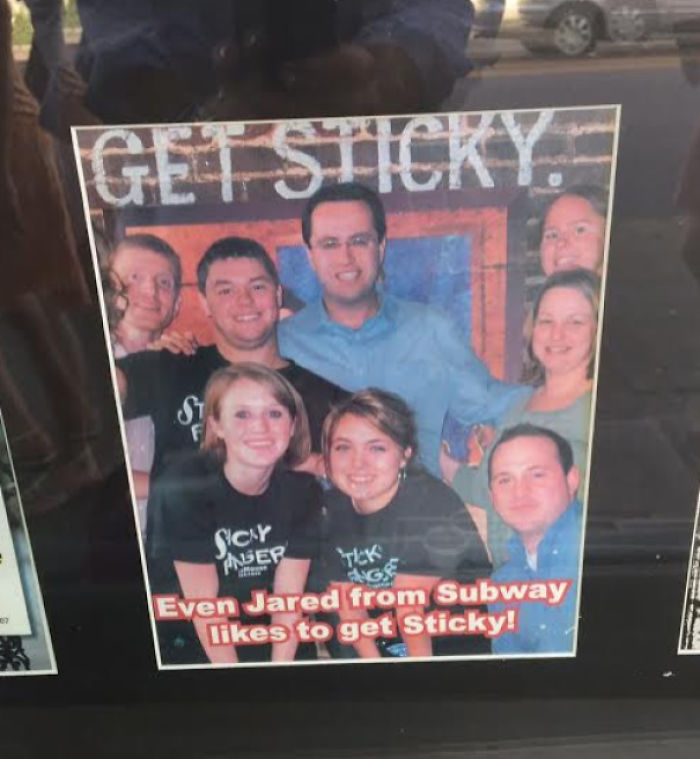 So A Local Restaurant Is Named "Sticky Fingers" And This One Time A Celebrity Came To Visit