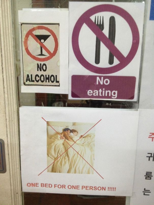 This Hostel In Bangkok Forbids All Of My Favorite Things