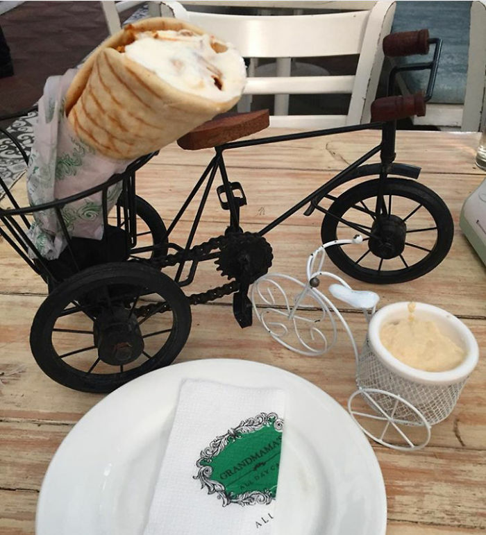Shawarma en bicicleta