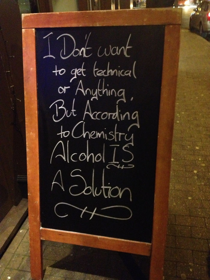 Saw This Outside A Pub Today