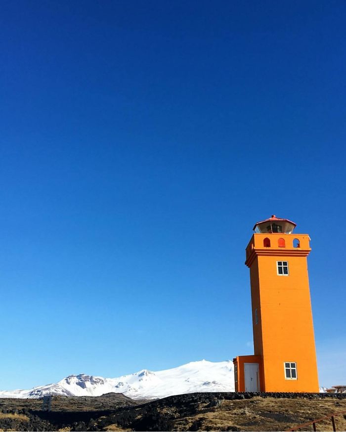Lighthouse In Snæfellsjökull National Park, Iceland