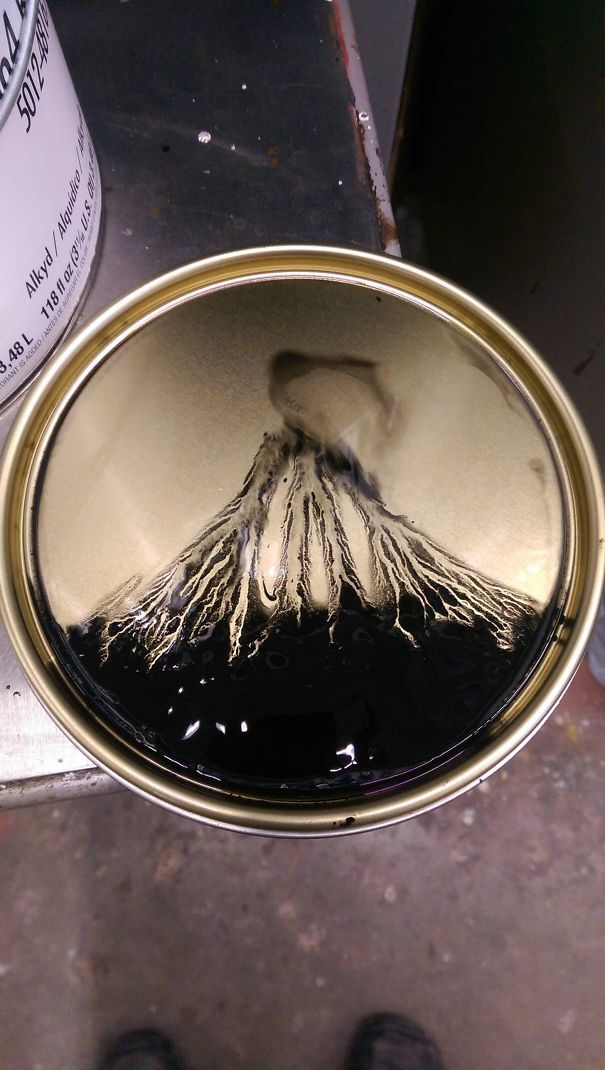Volcanic Explosion On A Lid