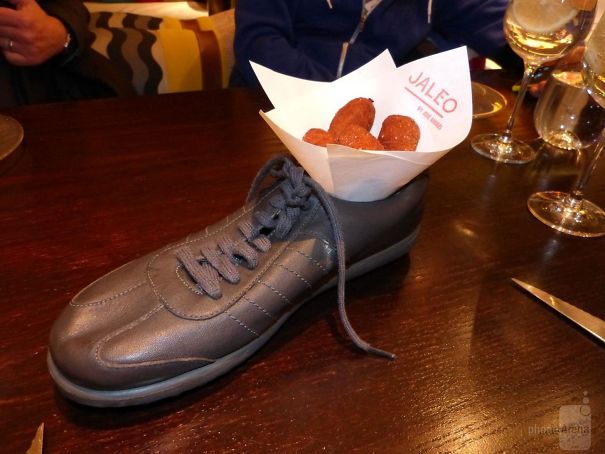 Tater Tots Served In A (Wait For It...) Shoe!? At A Spanish Tapas Place In DC