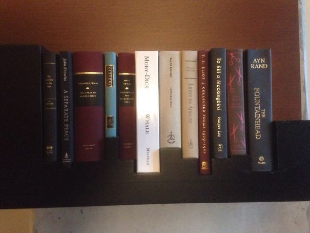 My Hotel Room's Bookshelf Was Built For These Specific Books