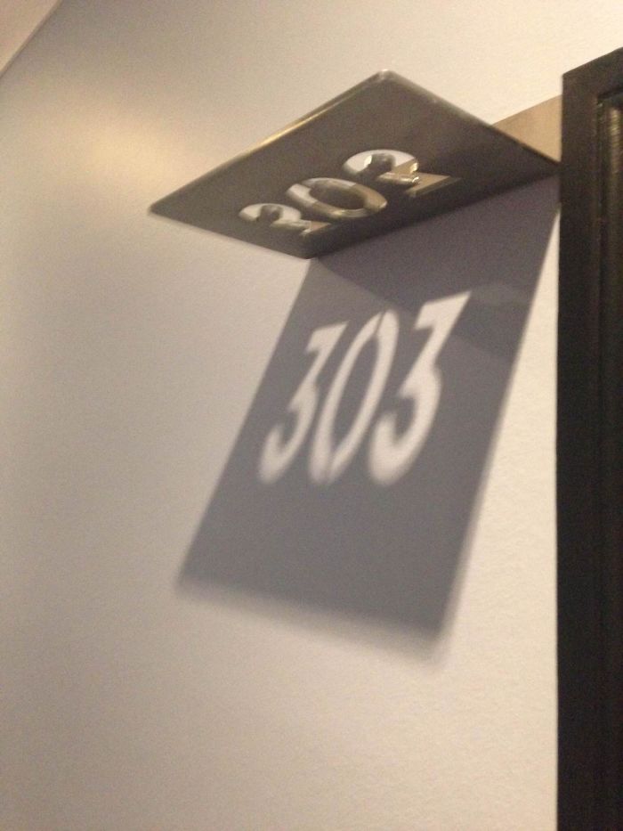 Los números de habitación son sombras
