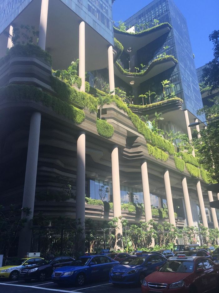 Este hotel de Singapur tiene el paisaje incluido en su fachada