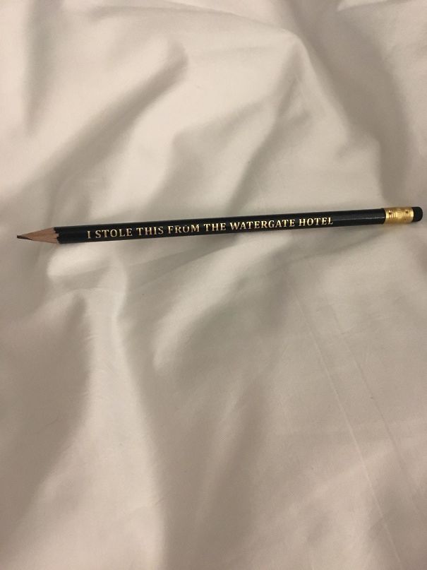 My Hotel Encourages Theft Of Its Stationary