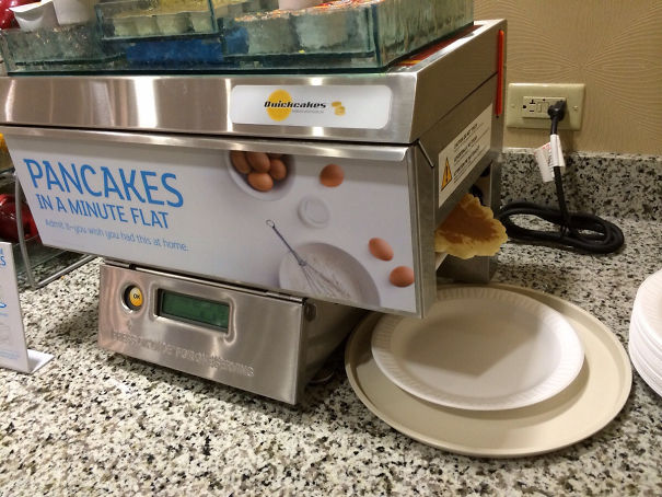The Hotel I Stayed At Had A Pancake Printer