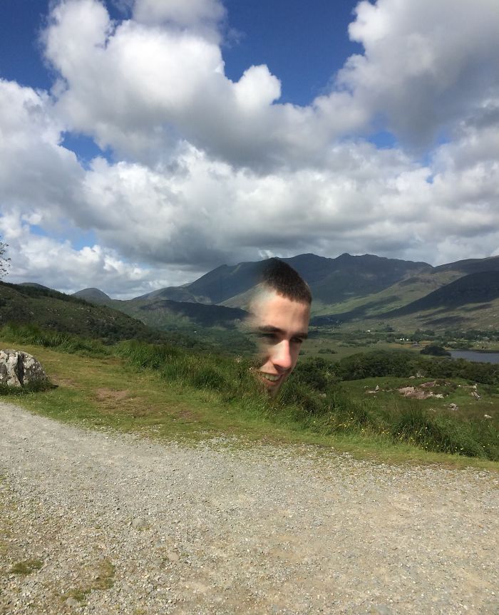 My Friend Walked Into My Panorama At The Perfect Time