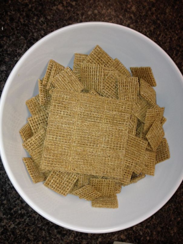 I Have 9 Conjoined Shreddies. (Could Play Tic Tac Toe If I Had Some Alpha Bits)