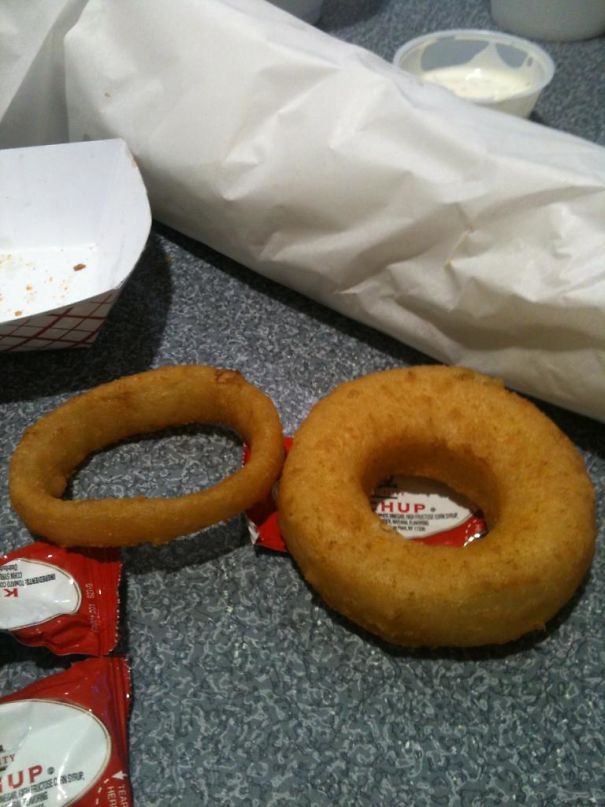 This Onion Ring I Got Is Huge