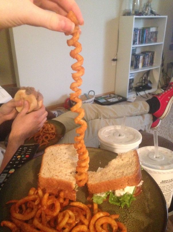 This Really Long Curly Fry