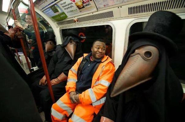 That Awkward Moment On The Subway When You Find Yourself Sitting Next To