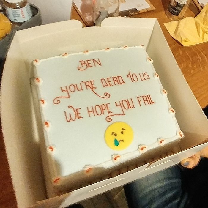 Left My Job Today, This Is The Cake They Got Me