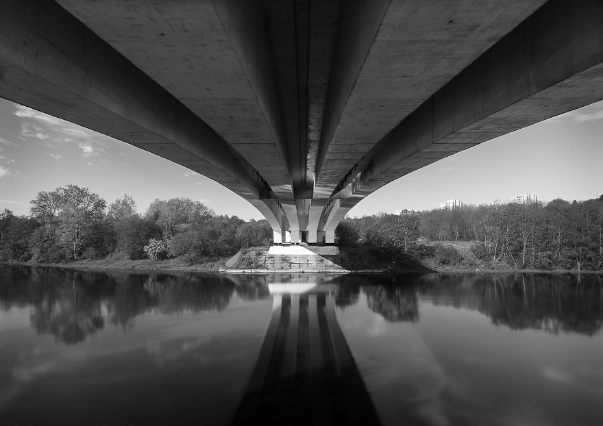 Under The Bridge: I Photographed 14 Bridges In Lithuania's Capital Vilnius From Below