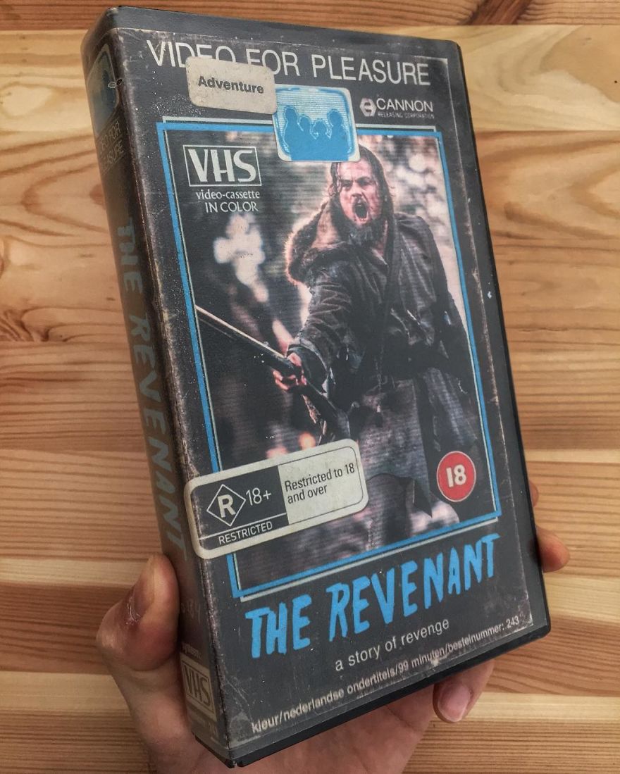 Artist Creates Vhs Covers For Recent Movies And Series And The Result Is Impressive