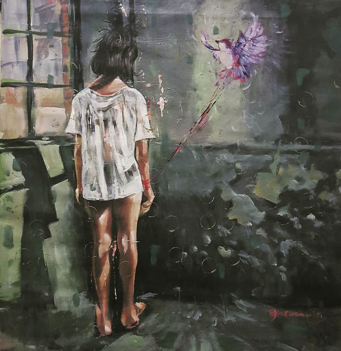 Autism Series: My Paintings With Acrylic On Canvas