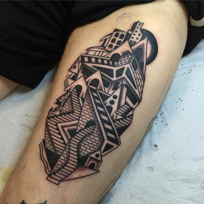 50 Architecture Tattoos That'll Make You Want To Get Inked | Bored Panda