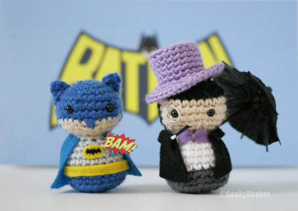 I Crochet Little Characters To Scatter Around San Diego For Strangers To Find