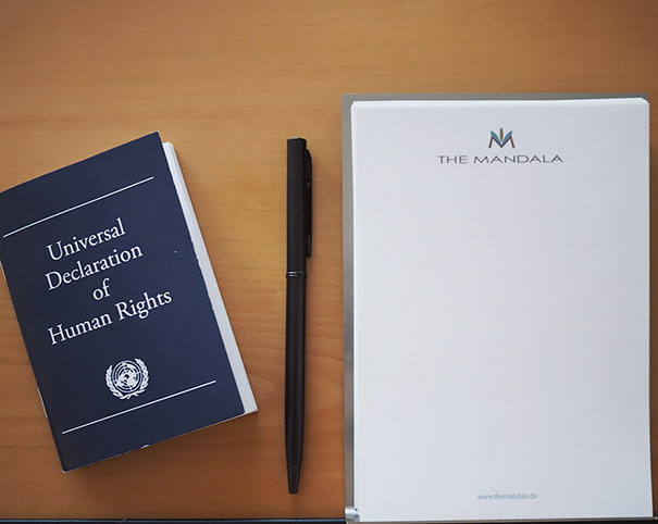 Instead Of A Bible, This German Hotel Leaves A Copy Of The Un's Declaration Of Human Rights
