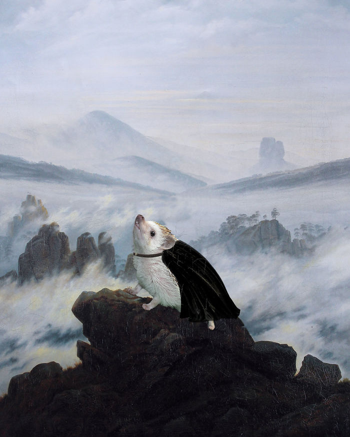 Caspar David Friedrich's 'Wanderer Above The Sea Of Hog'