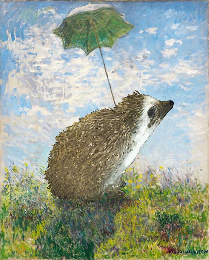 Monet's 'Hedgehog With A Parasol' (1874)