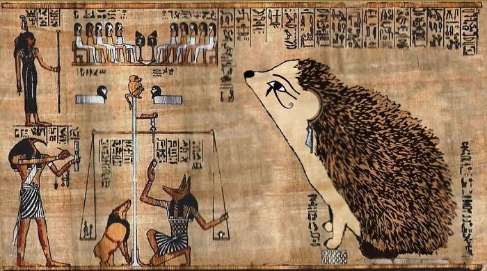 Recent Discovery Of An Ancient Papyrus Presents A Fascinating View Of What Scholars Believe Is A Hedgehog Goddess Judging The Souls Of The Deceased