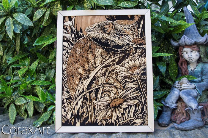Engraved Life: Amazing Wooden Panels By Coraxart