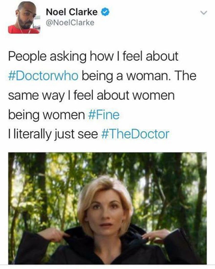 Fans React To Female Doctor! "Change My Dears And Not A Moment Too Soon...."