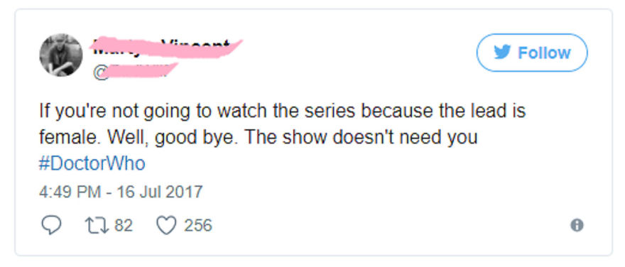 Fans React To Female Doctor! "Change My Dears And Not A Moment Too Soon...."