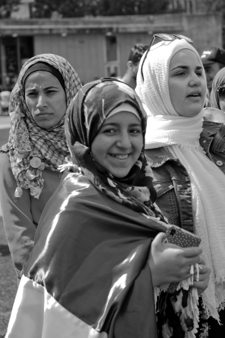 Free Palestine Protest At The Gardens