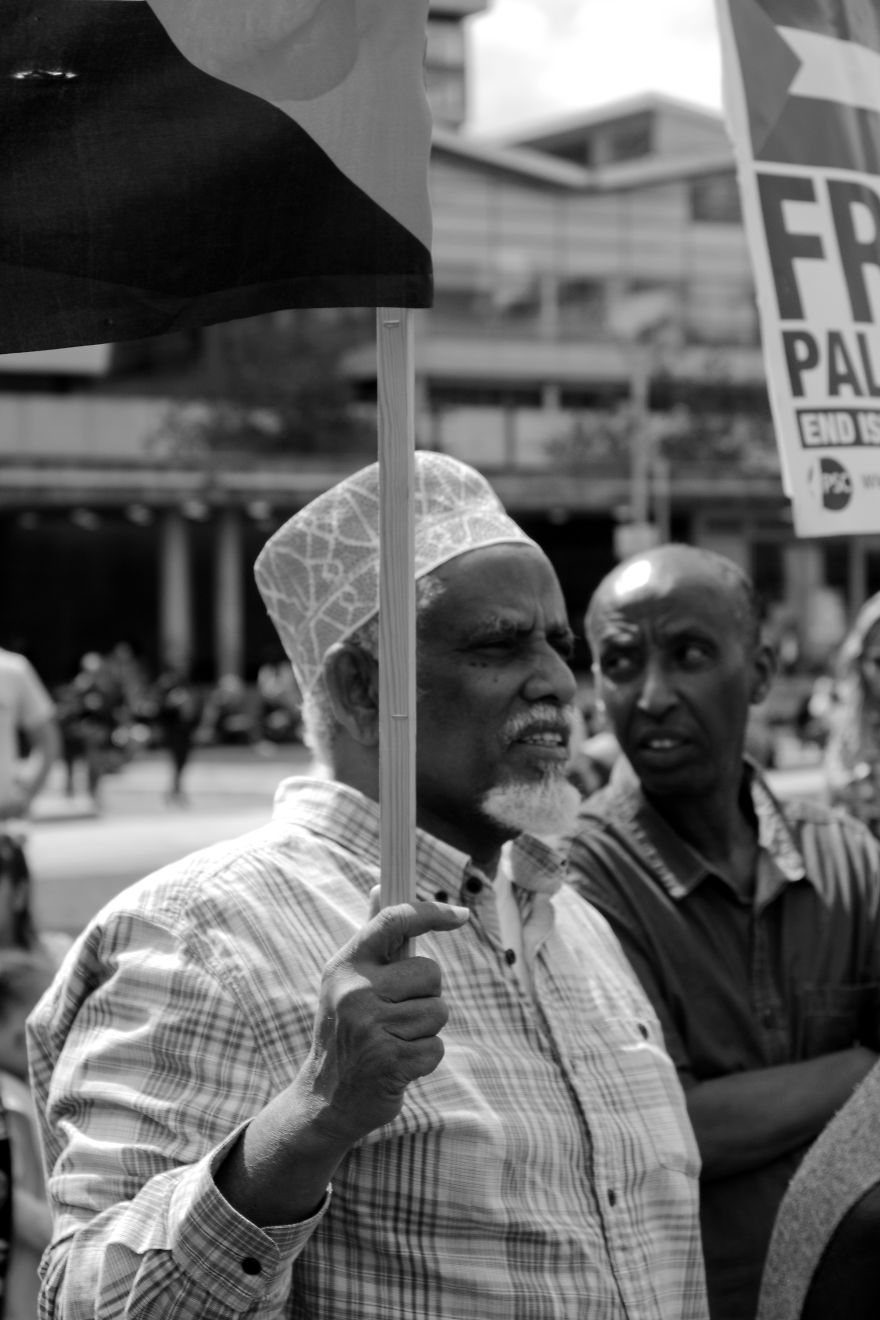 Free Palestine Protest At The Gardens