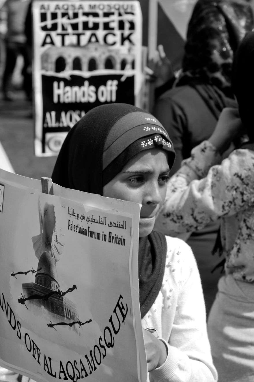 Free Palestine Protest At The Gardens