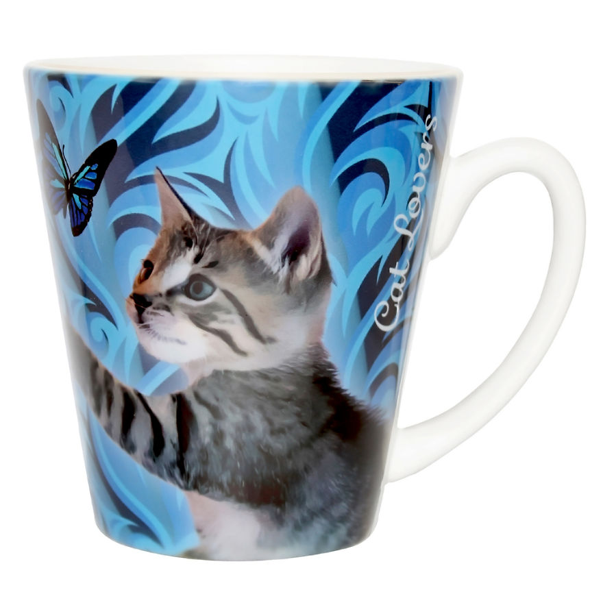 I Design Beautiful Cat-Themed Mugs