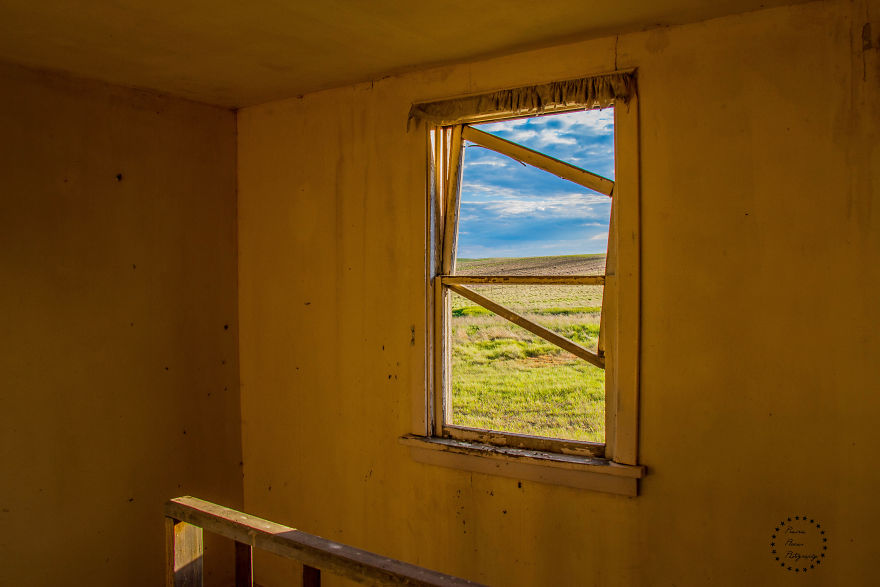 I Photograph The Views From Abandoned Prairie Place's Doors And Windows