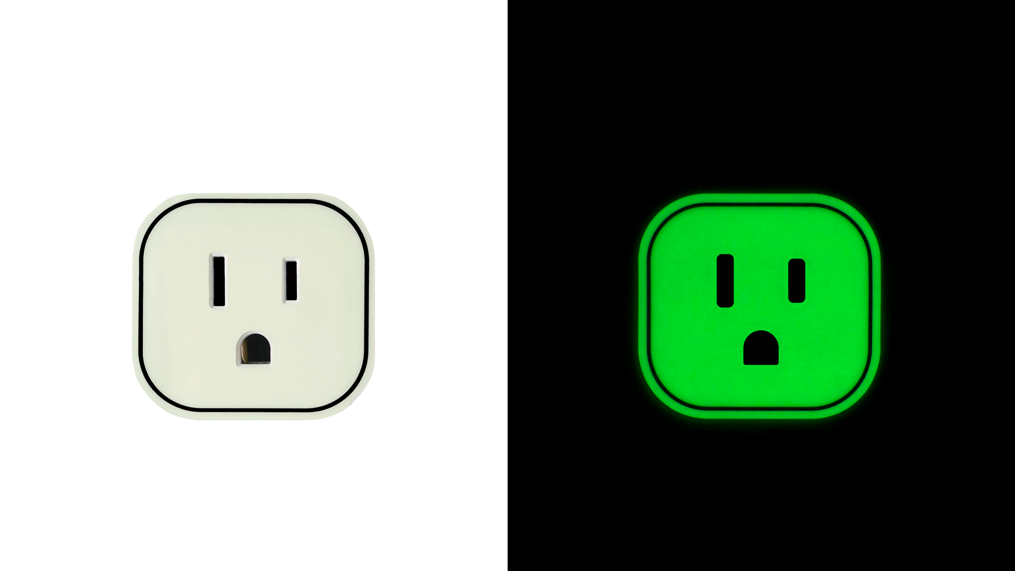 I Made Glow-In-The-Dark Outlet Stickers!