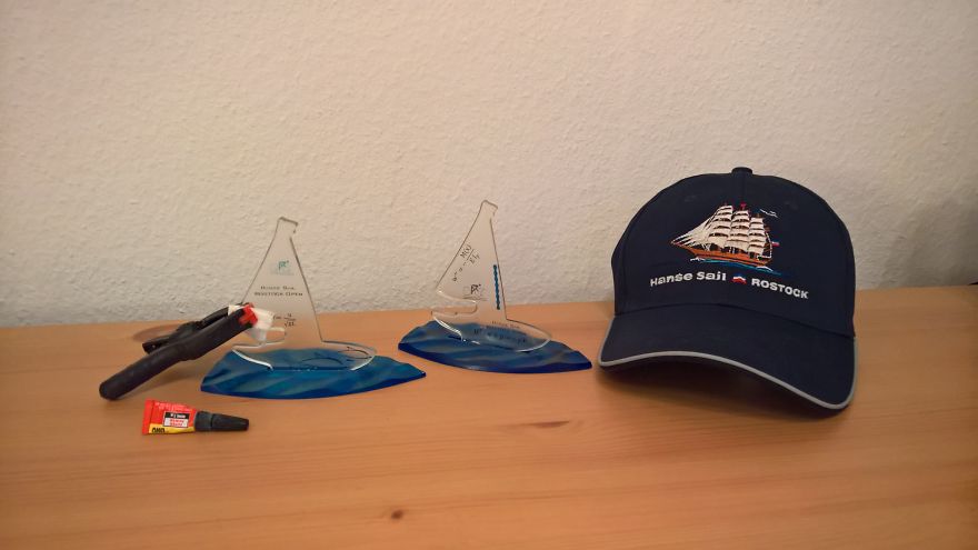 I Spend Ten Days Every Summer To Cast Beautiful Regatta Trophies Out Of Clear Epoxy Resin