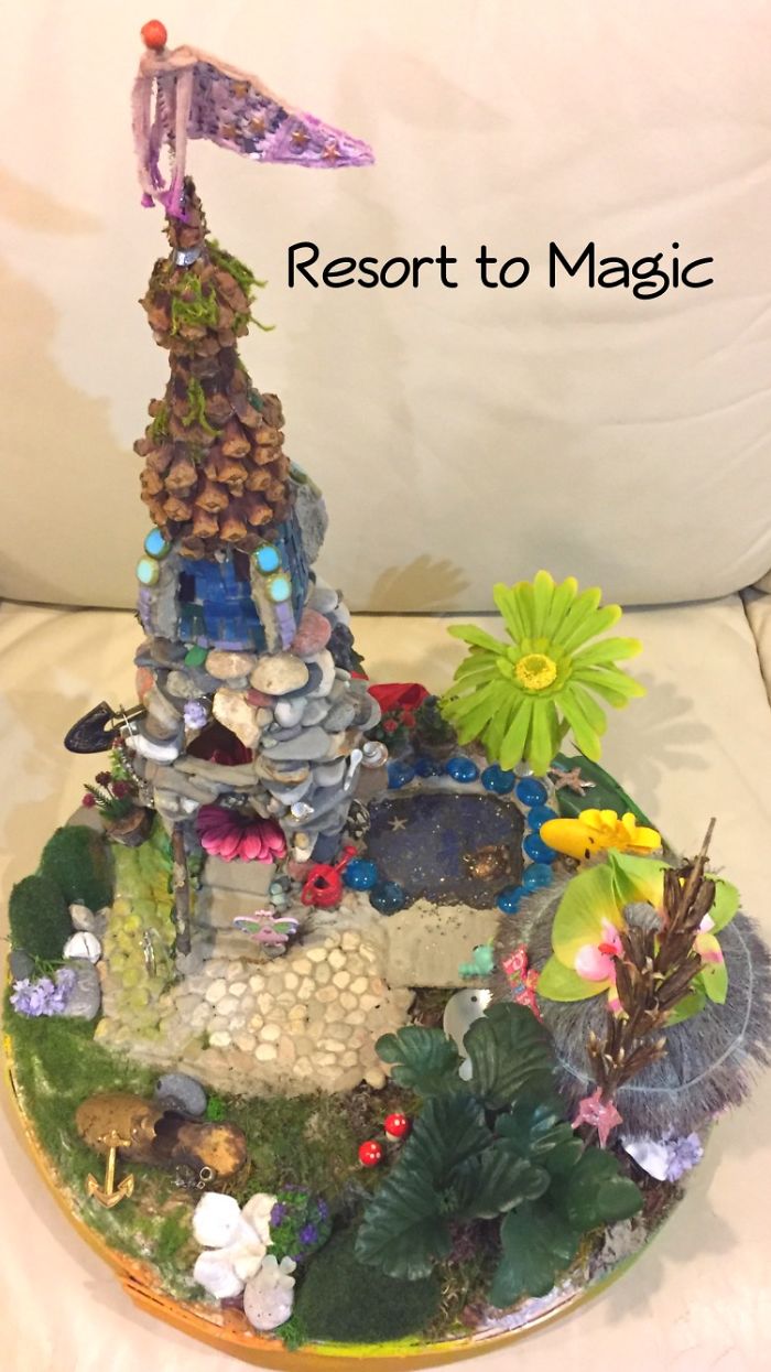I Create Detailed Fairy Houses