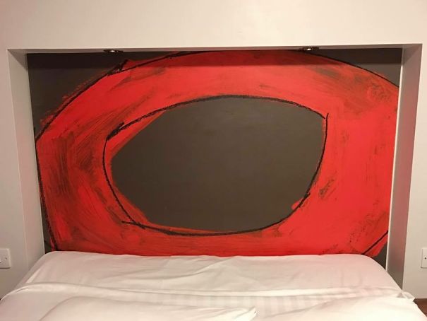 When The Bedroom 'art' Is Some Form Of Portal To Hell.
