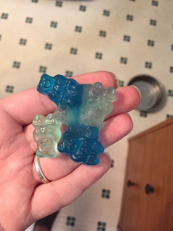 My Gummy Bears Were Fused Together.